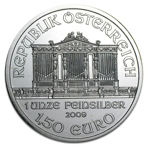 Philharmonique (Autriche) 1oz — Revers