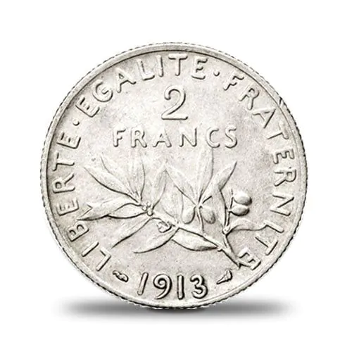 2 Francs Semeuse (1898-1920) — Revers