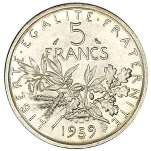5_franc semeuse_pile