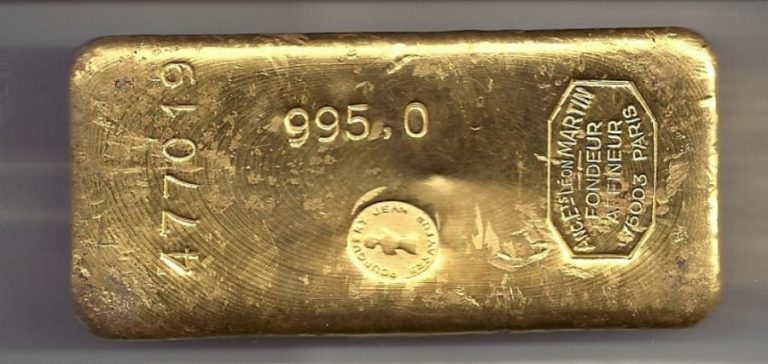 Prix Lingot D Or 12.5 Kg
