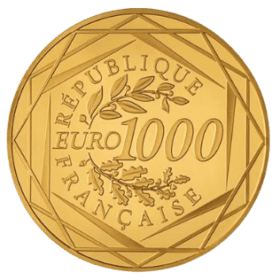 1000 EURO OR MONNAIE DE PARIS — photo 1