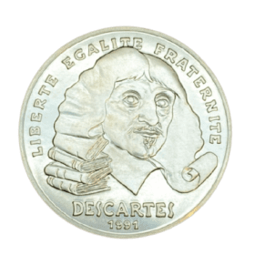 100 FRANCS ARGENT DESCARTES ESSAI — photo 1
