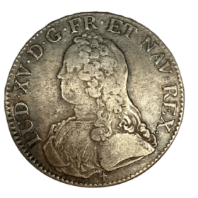 ECU ARGENT LOUIS XV 1726R — photo 1