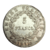 ECU 5 FRANCS ARGENT NAPOLEON 1812A