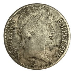 ECU 5 FRANCS ARGENT NAPOLEON 1813A — photo 2