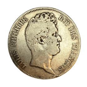 ECU 5 FRANCS ARGENT LOUIS PHILIPPE 1830B — photo 1