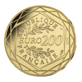 Pièce 200 euros or — photo 1