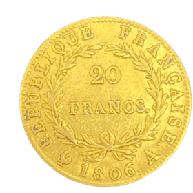 20 FRANCS OR NAPOLEON 1806 A — photo 2