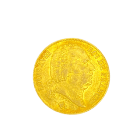 20 FRANCS OR LOUIS XVIII ROI DE FRANCE 1818 A — photo 1
