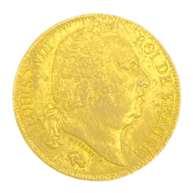 20 FRANCS OR LOUIS XVIII ROI DE FRANCE 1822 A — photo 1