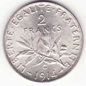 2 Francs Semeuse (1998-1920)