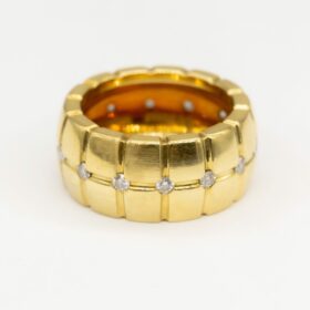 BAGUE DE BEERS OR ET DIAMANTS T52 — photo 2