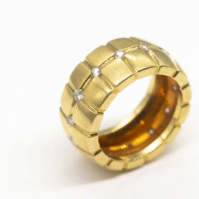 BAGUE DE BEERS OR ET DIAMANTS T52 — photo 1