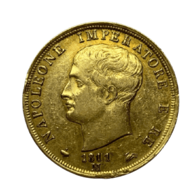 40 LIRE OR NAPOLEON ITALIE 1811 M — photo 1