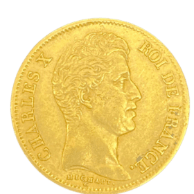 40 FRANCS OR CHARLES X 1830 A — photo 1