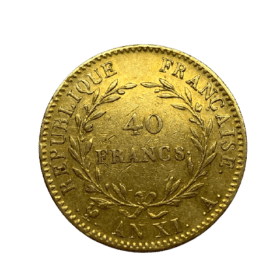 40 FRANCS OR AN XI A BONAPARTE PREMIER CONSUL — photo 1