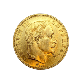 50 FRANCS OR NAPOLEON 1865 A — photo 1