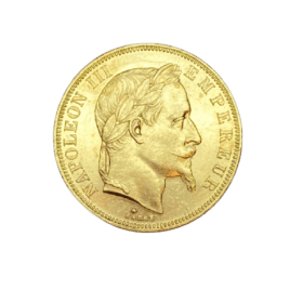 50 FRANCS OR NAPOLEON III 1864 A — photo 1