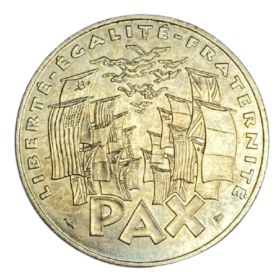 100 FRANCS ARGENT 8 MAI 1945 — photo 2