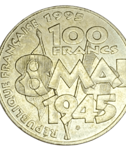 100 FRANCS ARGENT 8 MAI 1945
