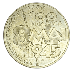 100 FRANCS ARGENT 8 MAI 1945 — photo 1
