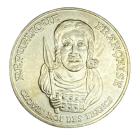 100 FRANCS ARGENT CLOVIS — photo 1