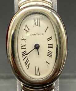 Cartier Baignoire Whrite Gold ref 2369  18mm