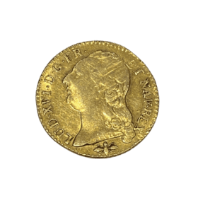 LOUIS D'OR LOUIS XVI 1789 D — photo 1