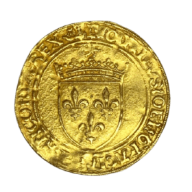 MONNAIE ROYALE ECU D'OR AU SOLEIL (CHARLES VIII) — photo 1