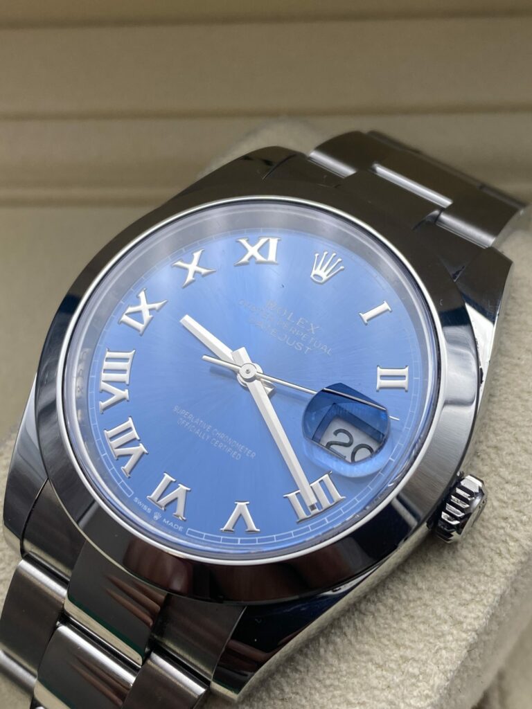Rolex Datejust Bleu ref 126300