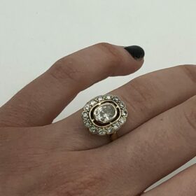 Bague or et diamant achat or — photo 2