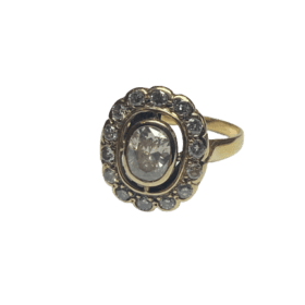 Bague or et diamant achat or — photo 1