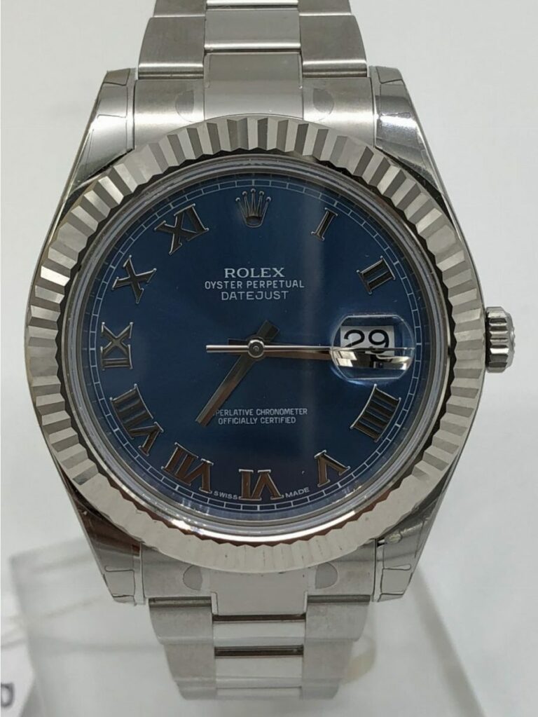 Rolex Datejust II Blue Full Set Neuf ref 116334