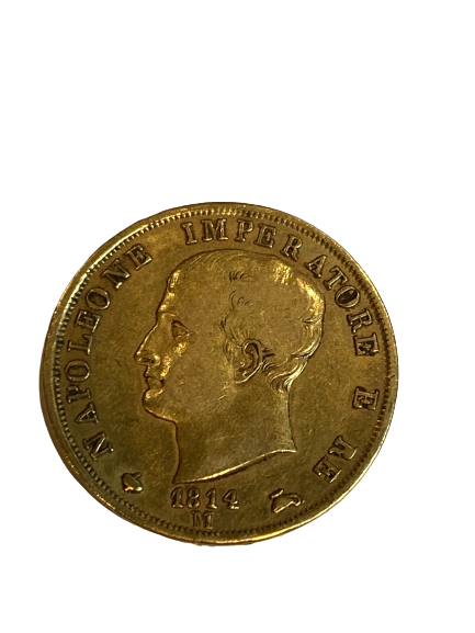 40 Lire Napoleone Imperatore 1814M