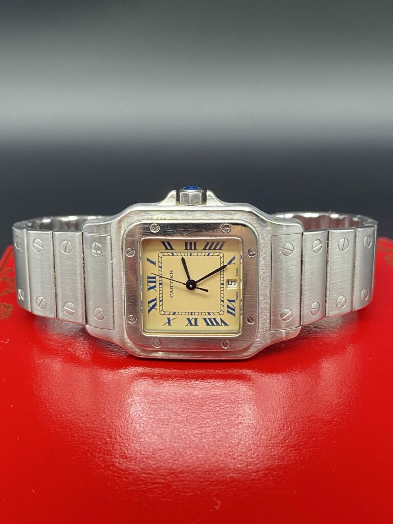Cartier Santos Galbee Cream ref 987901