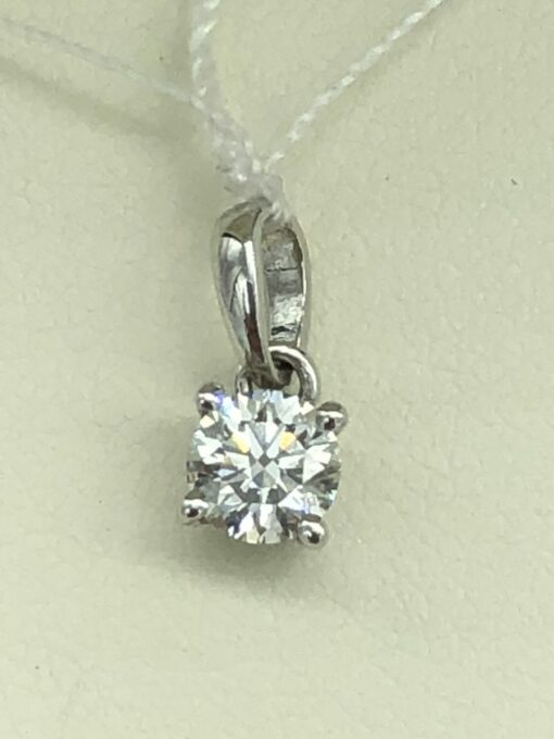 pendentif diamant 0,4 carat