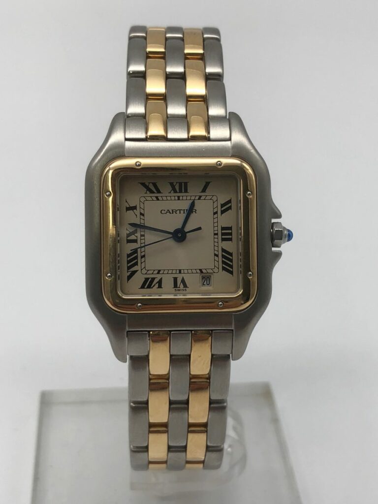 Cartier Panthere 2 Lines Or et Acier ref 187 949 Papiers Service Achat Or