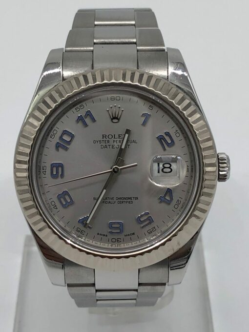 Rolex datejust II 116334 fond gris