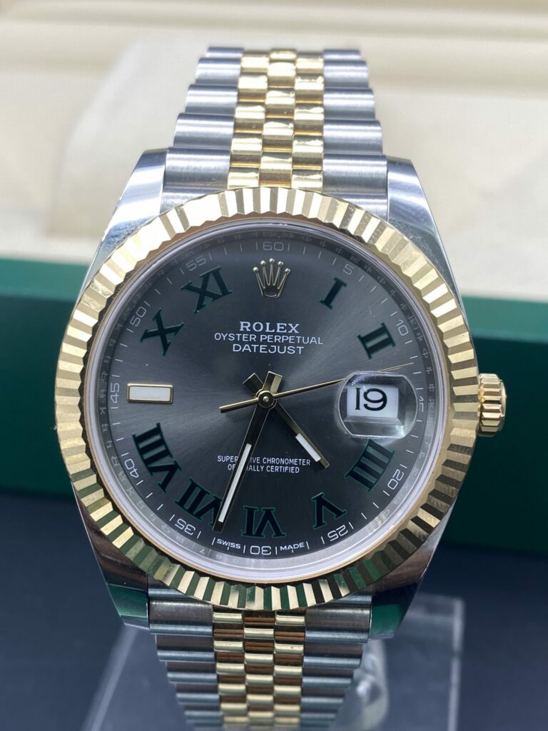 Rolex Datejust ref 126333 Wimbeldon Box And Paper