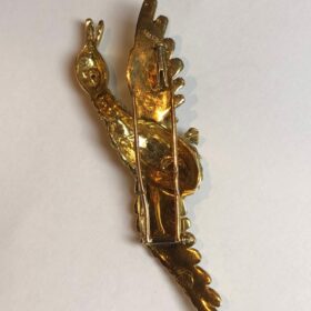 Broche Mauboussin Paris canard or jaune 18K — photo 3
