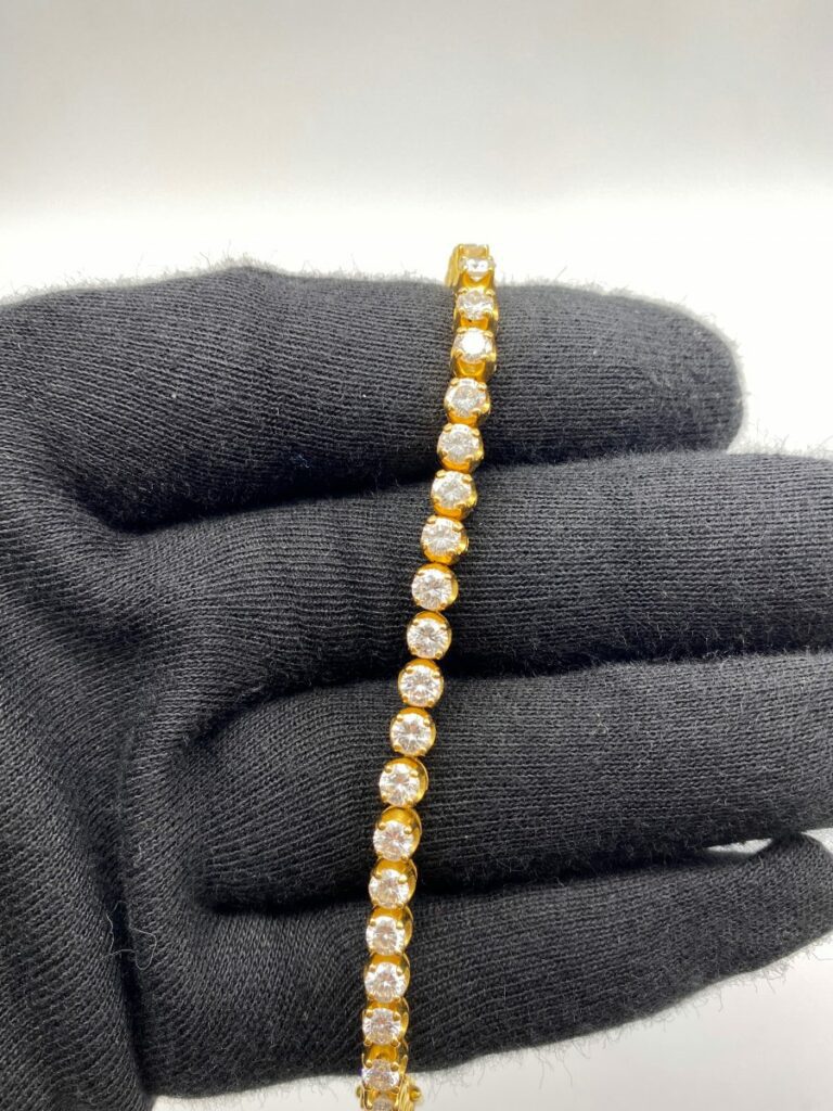 Riviere 7 carats diamants VS/H achat or