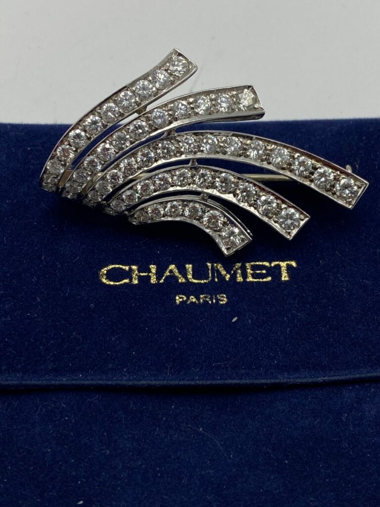 Broche Chaumet Diamants or 18K achat or
