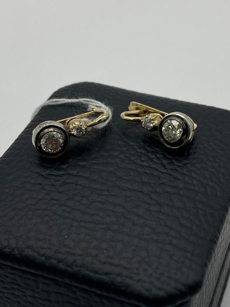 Dormeuse taille ancienne diamants achat or