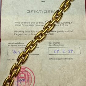 BRACELET CARTIER GENTIANE OR 18K — photo 2