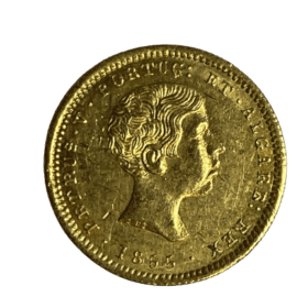 1000 REIS OR 1855 PORTUGAL — photo 1