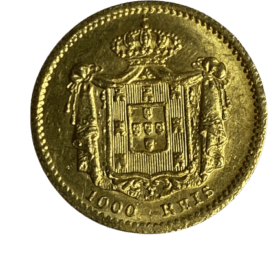 1000 REIS OR 1855 PORTUGAL — photo 2