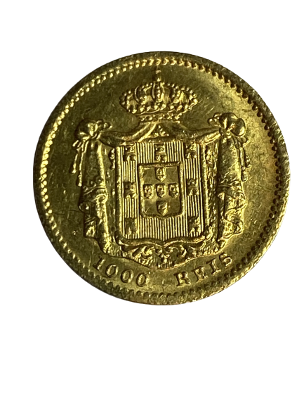 1000 REIS OR 1855 PORTUGAL