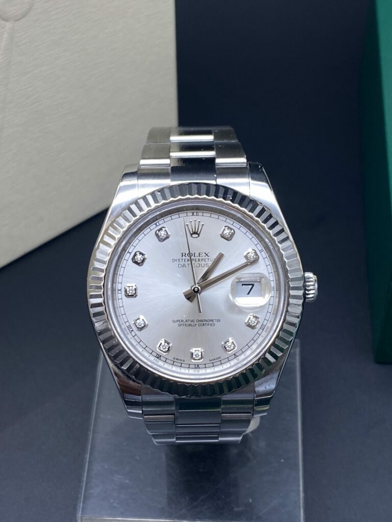 Rolex Datejust ref 116334 Index Diamants Full Set