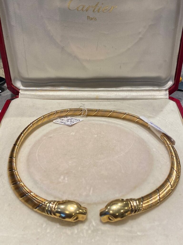 COLLIER CARTIER COUGAR 3 OR PANTHERE