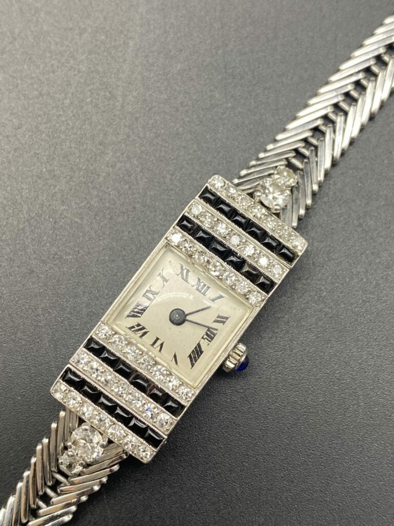 Montre Art Deco Or et Diamants